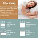 Grounding Sheets Full, Grounding Bed Sheet 10% Silver Fiber, Grounding Flat Sheet 35 * 90 in, Grounding Sheet with Grounding Wire (White, Full)