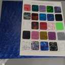 Pearlescent Ripple Cast Acrylic Sheets 1/8 Thick for Laser Cutting Plexiglass Sheets for Art Design Crafting DIY Home Decore Festival Ornaments (3, Black, 8x12 Inch)