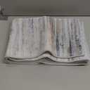 Washable Kitchen Runner Rug for Family: Easy-to-Clean Runners for Hallway Entryway Bedroom - Stain and Water Resistant Rugs with Non-Slip Backing - Soft Low-Pile Carpet 2x6 Beige Grey