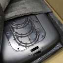 Dog Bike Basket for 26 lbs, Pet Bike Carrier with Integrated Sturdy Seat, Waterproof Scratch-Resistant Nylon Cushion, Adjustable Straps & Rustproof Metal Frame for Small/Medium Dogs, Black