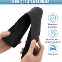 Car Mud Flaps, 12 × 8.5In Flexible & Bendable Splash Guards Set, Vehicle Front & Rear Mudflaps Protection with Screws, Car Exterior Accessories for Sedan, SUV