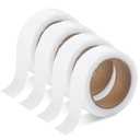 32 Yards Hem Tape, 0.75 INCH 4 Rolls Iron on Hemming Tape, Adhesive No Sew Hemming Tapes for Pants Curtains Dresses Clothes Fabric Crafting Projects (White)