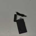 CKVARSP Windproof Lighter, Butane + Electricity, Type-C Charging, Adjustable Flame, Rechargeable, Power Display(Black)