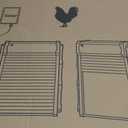 CHAMUTY Automatic Chicken Coop Door Solar - Powered Auto Chicken Door Opener, Timer/Light Sensor Modes for Safe and Convenient Chicken Keeping with Intelligent Obstacle Sensors