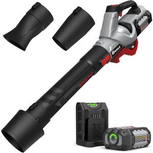 Enhulk 58V Cordless Leaf Blower, 930CFM 200MPH Brushless Power, with 5.0Ah Battery & Charger, Variable Speed & Turbo Mode for Yard, Leaves, Dust, and Snow