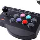 PXN Arcade Fight Stick Joystick for PC Switch Nintendo,Xbox Series X|S, PC,PS4,PS3,Xbox One,Android TV Box,Windows,with USB Port,Turbo & Macro Functions Arcade Controllers
