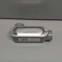 TayMac RLL100 Threaded LL Type Conduit Body, Die Cast Aluminum, Stamped Steel Cover, 1-Inch, Gray, 1 Count (Pack of 1)