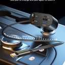 [Upgraded] SUPERONE Retractable Car Charger 4 in 1, Fast Car Phone Charger with Cord 2.6ft, USB C and Apple Car Adapter, Compatible with iPhone 17 16 15/15 Pro Max/14/13/12/11, Galaxy, Pixel