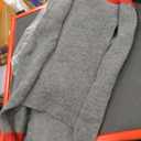 Dog Christmas Sweater Cute Grey Elf Clown Xmas Dog Cat Outfit New Year Holiday Costumes Puppy Cat Sweater with Leash Hole for Small Medium Large Dogs Girl Boy Turtleneck Winter Warm Pet Clothes