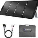 ECO-WORTHY 200W Portable Solar Panel for Power Stations,IP65 Waterproof & Lightweight with Adjustable Kickstand,23% High Efficiency Foldable Solar Panel for Outdoor RV Camping Off Grid Emergency