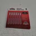 X-Protector Touch Up Paint Pen Kit - 6 Fillable Pens with 3 Types of Brushes - Premium Pen for Touch Ups - Fillable Touch Up Paint Pens for Walls, Furniture, and Other Touch Up Works!