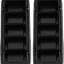 2PCS Upgraded Back Panel Air Vent Relief Grille, Cabin Pressure Air Vent Relief Valve Panel Grille Compatible with Colorado Silverado 1500 2500 3500 Sierra 1500 2500 3500 Replace#: 13596856