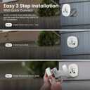Feit Electric SEC5000/CAM/WIFI Outdoor LED Smart Security Camera with Motion Sensor, 2-Way Audio, 5000 Lumens Floodlight, Works with Alexa and Google Asst, Alarm, Hardwired, Updated Version of SEC3000