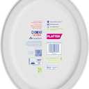 Dixie Ultra Disposable Paper Platters, 10" x 12.5", 25 Count  Durable, Sturdy Design