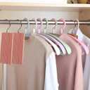 12 Pcs Cedar Blocks with 12 Hook Hanger Hang Ups for Clothes Storage Natural Aromatic Long-Lasting Scent Cedar for Drawers and Closets 5.1x1.9x0.5in