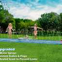 Jasonwell Slip and Water Slide - 20Ft Heavy Duty Lawn Slip Waterslide for Kids Adults with Splash Sprinkler N 2 Bodyboards Backyard Summer Outside Outdoor Water Play Toys (Shark-2Lanes)