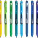 Paper Mate InkJoy Gel Pens, Retractable, Fine Point (0.5mm), Black Ink, 12 Count - Comfortable Grip, Writing, Teacher Supplies