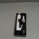 Casfuy Smart 6-Speed Dog Nail Grinder - 50% More Power Pet Nail Grinder with 2 LED Lights Quiet Rechargeable Electric Dog Nail Trimmers File Toenail Grinder for Large Medium Small Dogs & Cats (White)