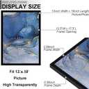 Fxojyvo 13x18 Picture Frame Set of 3, Black Frame for 13 x 18 Inch Picture Poster Photo, Light Weight and High Transparent 13 by 18 Frame for Wall - 3 Pack/Black/13 x18