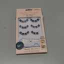 FlutterHabit Flirt Ready Set Starter Kit, DIY Eyelash Extensions, Lash Clusters for Women, Professional Quality At Home Eyelash Extension Kit, Natural False Lashes, 3 Lash Sets, Lash Glue Included