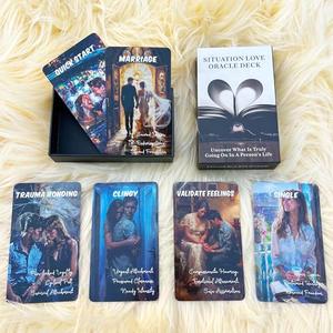 EMPATHSOUL Oracle Cards Deck 54 Cards for Beginners, Relationship and Love Oracle Cards for Dating, Breakups and Healing, Emotional Clarity, Self Awareness, Shadow Work and Personal Growth