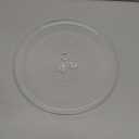 IMPRESA Microwave Glass Plate Replacement - 9.6-Inch Clear Tempered Glass - Compatible with LG, Sears, Kenmore, Emerson & HighPointe - Includes 3-Part Turntable Coupler & Centerpiece