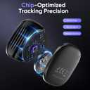 Air Tracker Tags-4 Pack: Bluetooth Tracker Work with Find (iOS only), Smart Tag Keys Finder Tracking Tags and Item Locator for Luggage Tracker, Bags, Wallet, Travel
