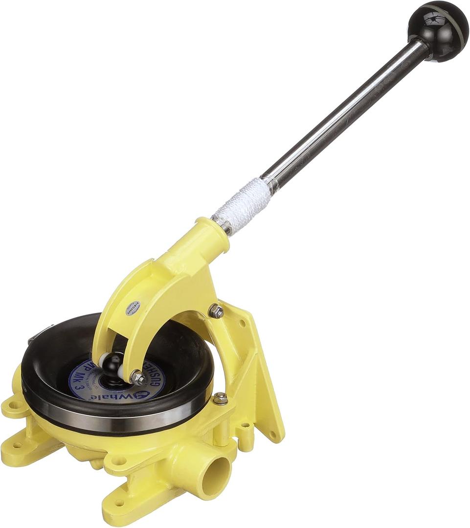 Whale Gusher 10 Mk3 Manual Bilge Pump - up to 17 GPM Flow Rate - for Boats over 40 Feet
