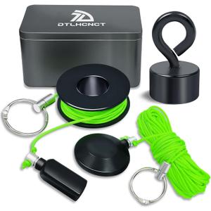 DTLHCNCT Magnetic Wire Puller Kit - Wiremag Fish Tape with Magnet for Running Wires & Cables Behind Walls Indoor/Outdoor