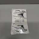 9 x 3D Spider Chrome Emblems Badges Sticker Car Vehicle, Truck, Motorcycle, RV, Scooter, SUV, Door, Window, Room, Wall and More Decoration (2Pcs-Silver)