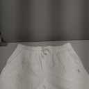 HOTake Mens Corduroy Shorts Casual 7 Inch Elastic Waist Drawstring Summer Beach Loose Fit Shorts (X-Large, A2-white)