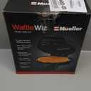 Mueller Heart 5 Waffle Maker, Waffle Iron, Adjustable Browning Control & Nonstick, Cool Touch Handle, Easy to Clean, Small Kitchen Appliances