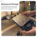 Lauff Digital Food Scale, Weighs Scale, Kitchen Scales, Food Scales messaures in Grams and Ounces with 0.01oz/1g Precise, Waterproof Kitchen Scale for Baking & Meal Prep with LCD Display (0.1g/5KG)