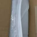 GOHOME 128x120 Oversized King Comforter All Season Extra Large King Size Microfiber Comforter Quilted Down Alternative Duvet Insert with 8 Corner Tabs (White)