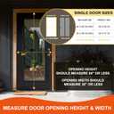 Fiberglass Magnetic Screen Door Fit Door Size 34 x 82 in- Heavy Duty Fiberglass Screen Door Mesh for Interior Door, Patio and Sliding Doors - Door Screen Magnetic Closure Let Fresh Air in