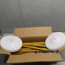 6.5FT Wedding Arch Backdrop Stand Metal Backdrop Stand with 2 Pcs Adjustable Balloon Arch Stand Gold Wedding Arch Frame for Birthday Party Graduation Baby Shower Ceremony Outdoor Indoor Supplies Dcor