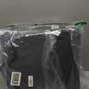 Chair Cushions for Dining Chairs Set of 4, Non Slip Kitchen Chair Pads, 17" x 16" x 2", Indoor Dining Chair Cushions with Ties, D-Shaped Seat Cushions for Kitchen Chairs, Black