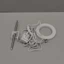 GLOWRIUM Grow Lights for Indoor Plants, Full Spectrum LED Grow Light Floor Lamp with Stand Adjustable Height and Angle, Black Plant Light with 3/9/12H Grow Light Timer (White, 6W)