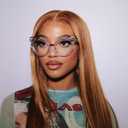 VOOGLAM Stylish Oversized Cat Eye Blue Light Blocking Glasses for Women Anti Eyestrain UV Eyewear Jazzy (Black)