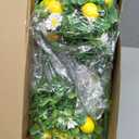 Mimorou 6 Sets Artificial Potted Lemon Decor Fake Fruit Lemon Flowers Table Centerpiece Faux Summer Kitchen Vases Tiered Tray Decor Farmhouse Plant for Indoor Outdoor Home Bathroom Dining