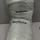 Bedsure King Size Comforter Set Sage Green - Bed in a Bag Bedding Set 7 Pieces, GentleSoft Pintuck Bed Set Gift for Family, Pinch Pleat Sage Green Comforter with Sheets, Pillowcases & Shams