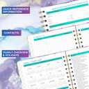 2024 Planner - Planner 2024, Jan 2024 - Dec 2024, 2024 Weekly Monthly Planner with Tabs, 8.4" x 6.3", Hardcover, Back Pocket, Elastic Closure