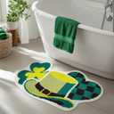 St Patricks Day Bathroom Rug Shamrock Bath Mat St Patrick's Day Decorations Rugs 31.5 x 17.7 Inch for Tub Home Living Room