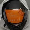 DOT Modular Motorcycle Full Face Helmet Flip-Up Dual Visor, Lightweight & DOT Approved, Matte Black (Medium)