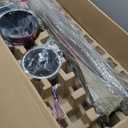 TALOYA 52 inch Ceiling Fans with Lights Remote Control, Modern Low Profile Ceiling Fan with Quiet Reversible DC Motor for Bedroom Living Room and Patio Black Walnut Finish