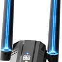 Hakimonoe USB Bluetooth 5.4 Adapter for PC Laptop, Long Range 492FT Wireless Dongle Adaptor for Windows 11 10 8.1 7 Desktop, Plug and Play Bluetooth Mouse Keyboard Headphones Speaker Game Controller