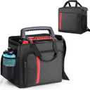 Dreyoo Portable Heater Carry Bag, Compatible with Mr. Heater MH9BX, Water Resistant Propane Heaters Carrying Case with Multiple Pockets, Fully Padded Interior, Handle & Shoulder Strap, Black, Bag Only