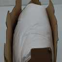 Serta Goose Feather Down Fiber Cotton Comforter Twin Size - 100% Cotton Duvet Insert - Hotel Luxury Hypoallergenic Bedding Comforter All Season Medium Warmth 68 x 90 Inch White