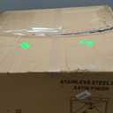 25 Inch Laundry Sink, 25x22 Drop in Kitchen Sink Stainless Steel Utility Sink with Cleaning Brush 12 Inch Deep Single Bowl 16 Gauge Laundry Room Outdoor Basin