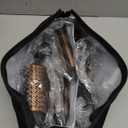 Hair Styler Hair Dryer Brush - 110,000 RPM High-Speed Hot Air Styler,Multi Stylers with Auto-Wrap Curler, Professional Blow Dryer Brush for Fast Curling Volumizing Straightening Styling(Black-Golden)